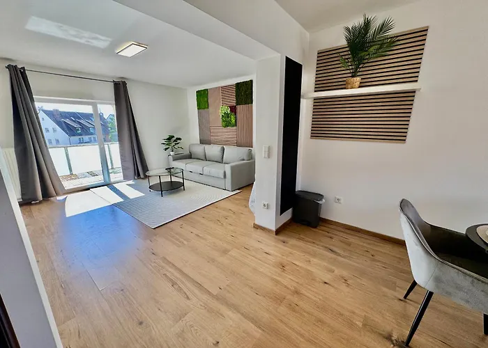 Fewo-palmtrees 4 - Grosse Moderne 2 Zimmerwohnung Mit Sued-west Balkon In Gladbeck-mitte Naehe Movie Park Und Arena Aufschalke * Gladbeck